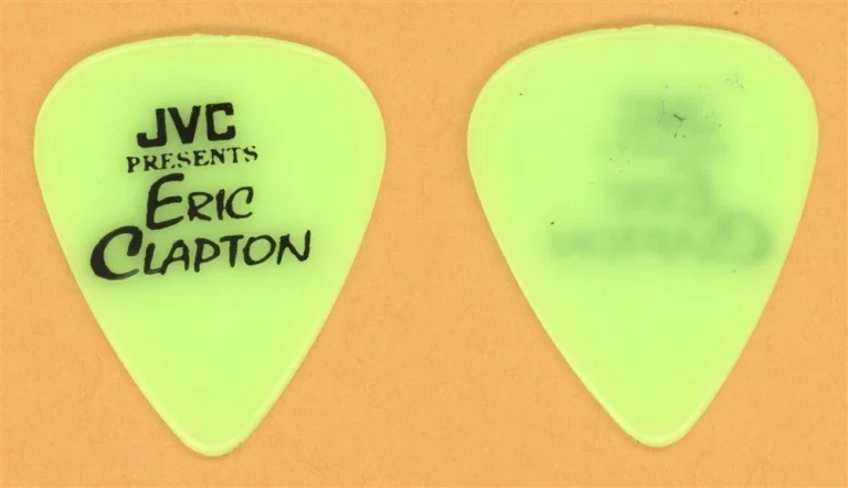 Eric Clapton Vintage Tour Guitar Pick - 1990 JVC PROMO