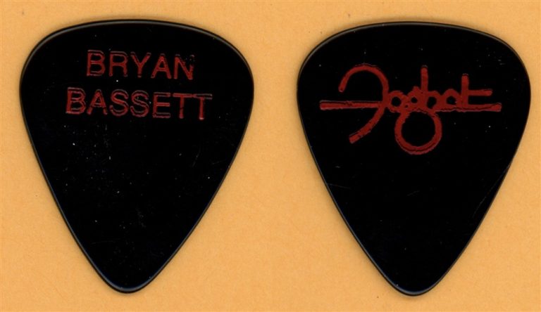 Foghat Bryan Bassett Vintage Guitar Pick - 1990 US Tour