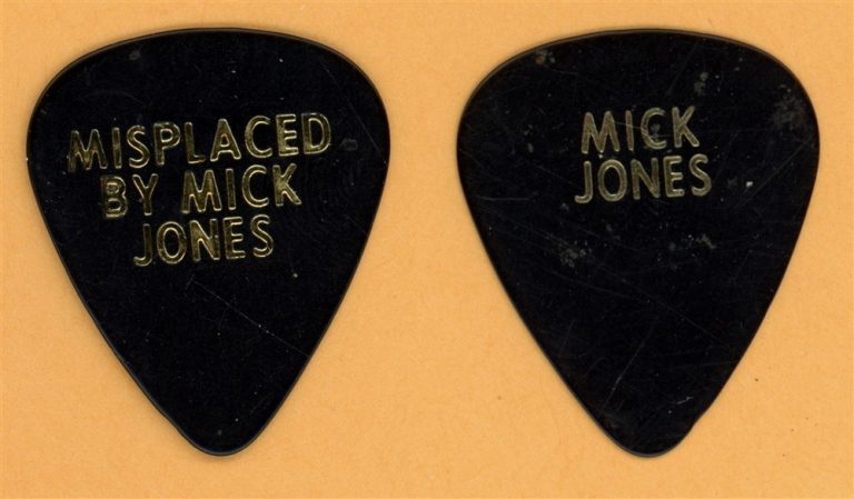 Foreigner Mick Jones Vintage Guitar Pick - 1987 Inside Information Tour