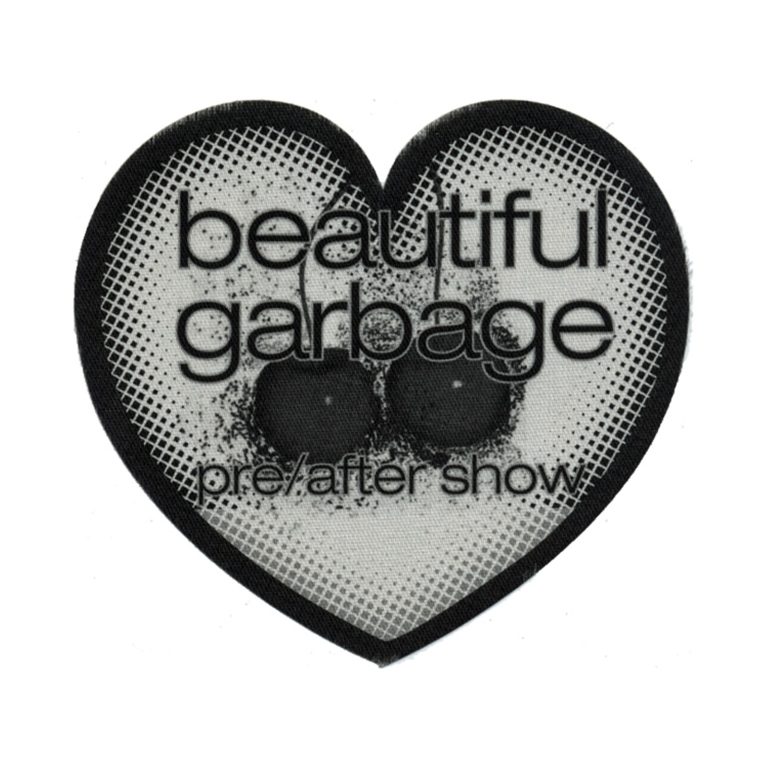 Garbage 2001 Beautiful Garbage Concert Tour Preshow Backstage Pass