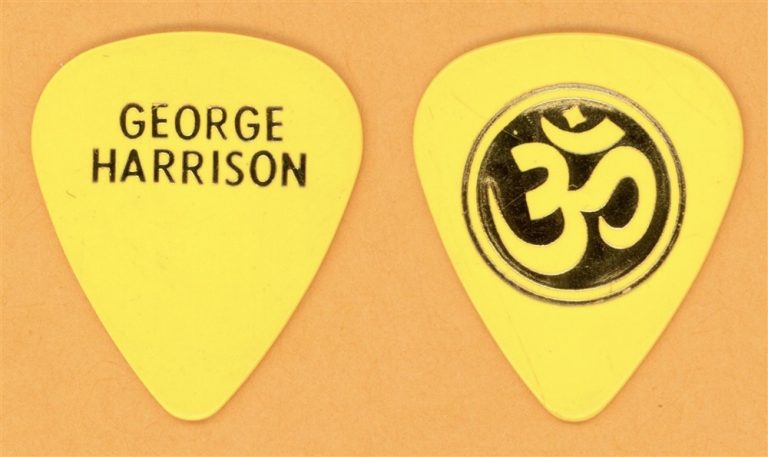 George Harrison Vintage Guitar Pick - 1991 All Over Japan Tour