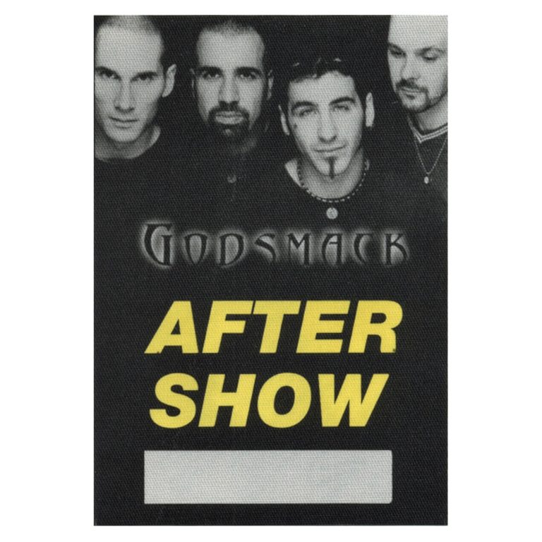 Godsmack 1999 Voodoo Concert Tour Aftershow Backstage Pass