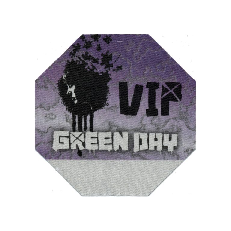 Green Day 2010 21st Century Breakdown Concert Tour VIP Backstage Pass