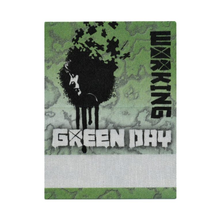 Green Day 2010 21st Century Breakdown Concert Tour Working Backstage Pass