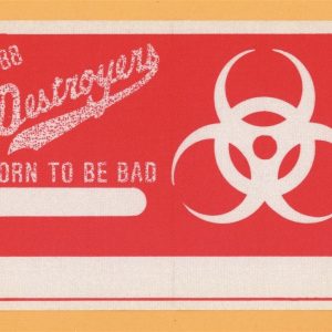 George Thorogood 1988 Born To Be Bad Concert Tour Backstage Pass