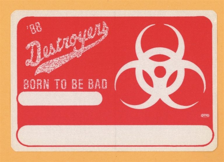 George Thorogood 1988 Born To Be Bad Concert Tour Backstage Pass