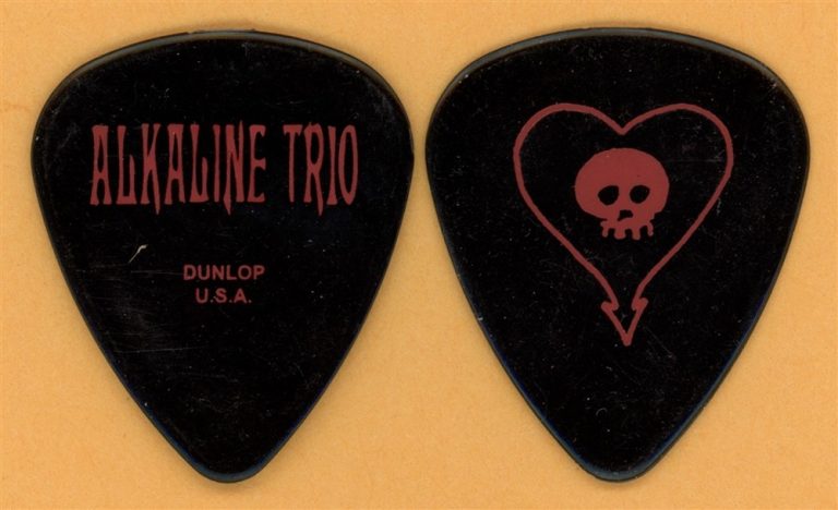 Alkaline Trio Matt Skiba Blink 182 Vintage Guitar Pick - 2005 Crimson Tour