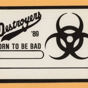 George Thorogood 1988 Born To Be Bad Concert Tour Backstage Pass