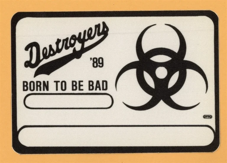 George Thorogood 1988 Born To Be Bad Concert Tour Backstage Pass