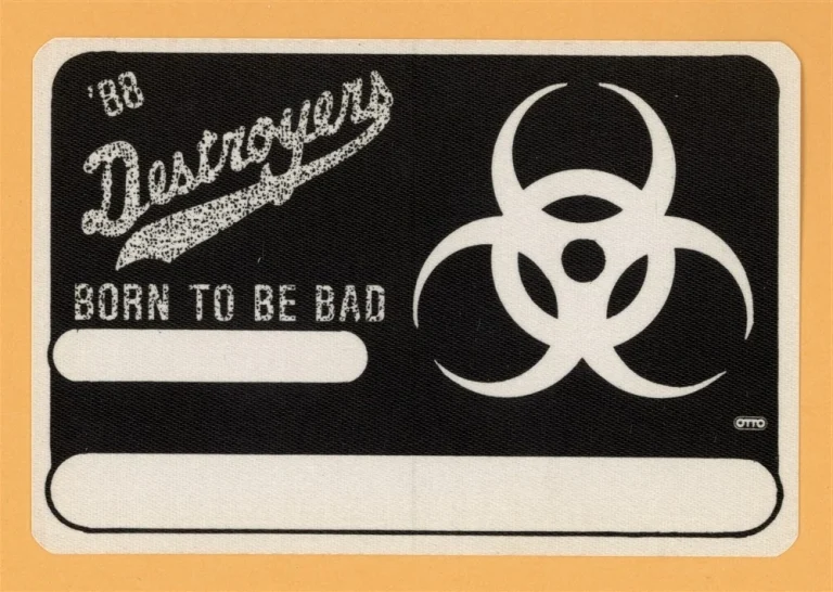 George Thorogood 1988 Born To Be Bad Concert Tour Backstage Pass