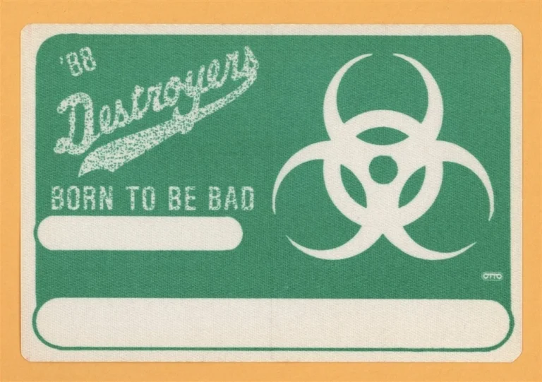 George Thorogood 1988 Born To Be Bad Concert Tour Backstage Pass