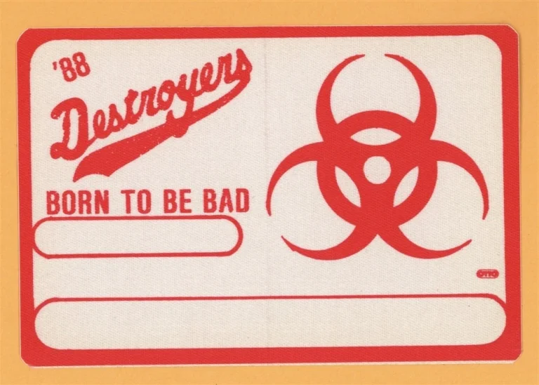 George Thorogood 1988 Born To Be Bad Concert Tour Backstage Pass