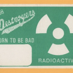 George Thorogood 1988 Born To Be Bad Concert Tour RADIOACTIVE Backstage Pass