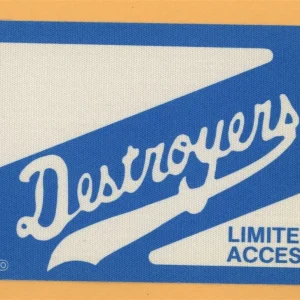 George Thorogood 1988 The Destroyers Concert Tour Backstage Pass