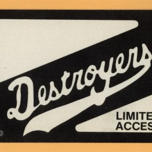George Thorogood 1988 The Destroyers Concert Tour Backstage Pass