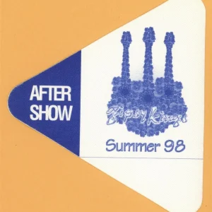 Gipsy Kings 1998 Concert Tour AFTER SHOW Backstage Pass