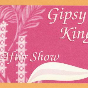 Gipsy Kings 2004 Roots Concert Tour AFTER SHOW Backstage Pass