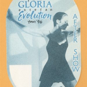 Gloria Estefan 1996 Evolution Concert Tour AFTER SHOW Backstage Pass