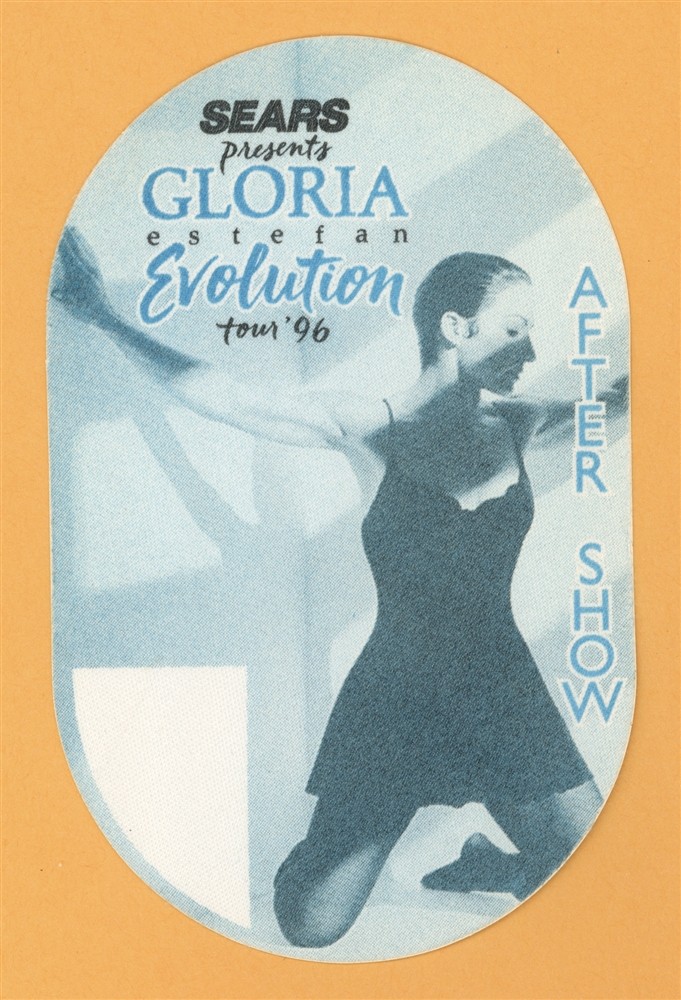 Gloria Estefan 1996 Evolution Concert Tour AFTER SHOW Backstage Pass