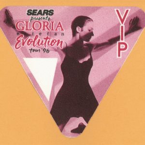 Gloria Estefan 1996 Evolution Concert Tour VIP Backstage Pass