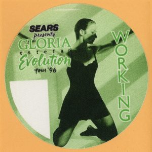 Gloria Estefan 1996 Evolution Concert Tour WORKING Backstage Pass