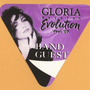 Gloria Estefan 1997 Evolution Concert Tour BAND GUEST Backstage Pass