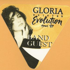Gloria Estefan 1997 Evolution Concert Tour BAND GUEST Backstage Pass