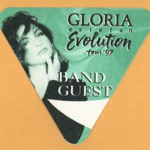 Gloria Estefan 1997 Evolution Concert Tour BAND GUEST Backstage Pass