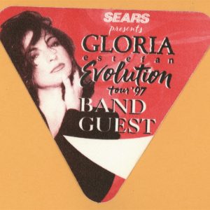 Gloria Estefan 1997 Evolution Concert Tour BAND GUEST Backstage Pass - Sears