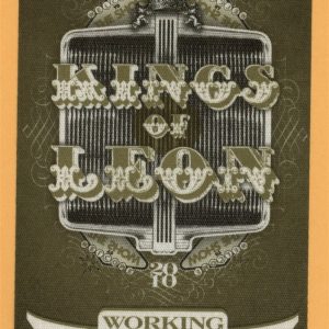 Kings of Leon 2010 Come Around Sundown Concert Tour Backstage Pass