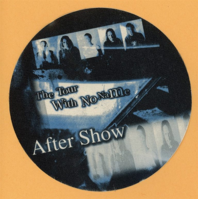 Korn 2002 Tour With No Name Concert Tour After Show Backstage Pass