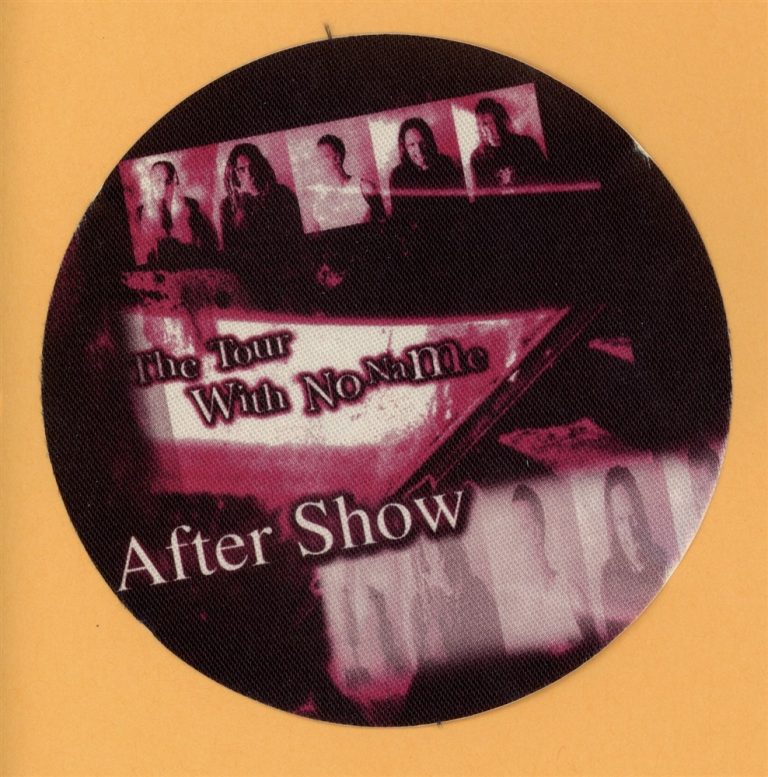 Korn 2002 Tour With No Name Concert Tour After Show Backstage Pass