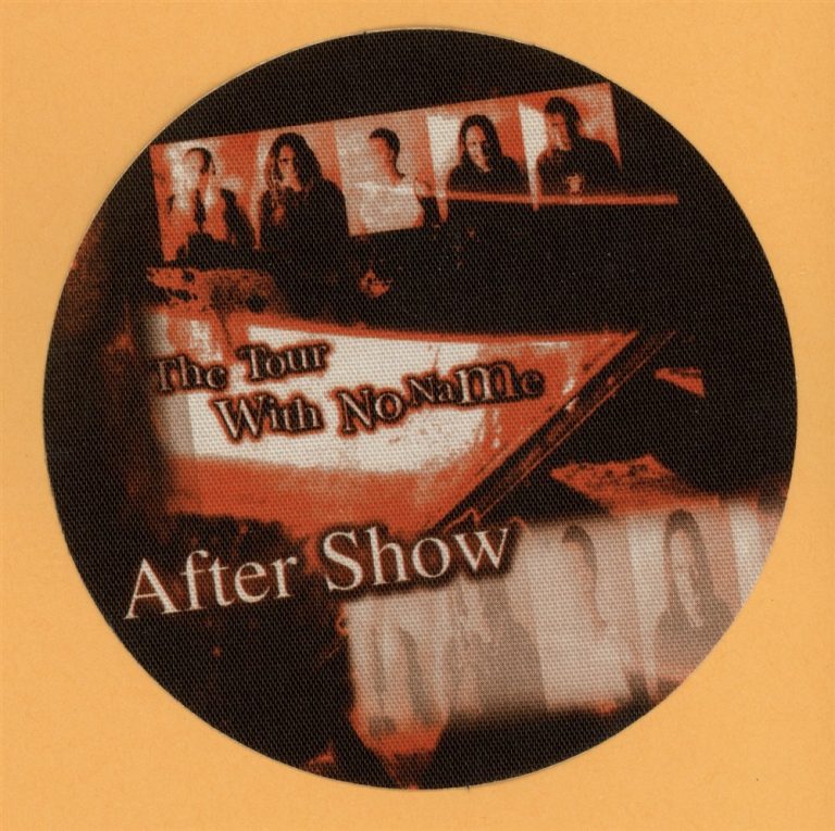 Korn 2002 Tour With No Name Concert Tour After Show Backstage Pass