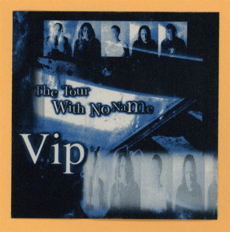 Korn 2002 Tour With No Name Concert Tour VIP Backstage Pass