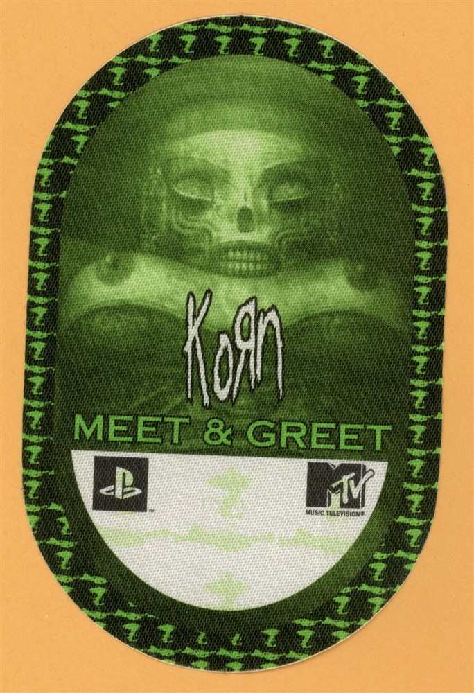 Korn 2002 Untouchables Concert Tour Meet & Greet Backstage Pass
