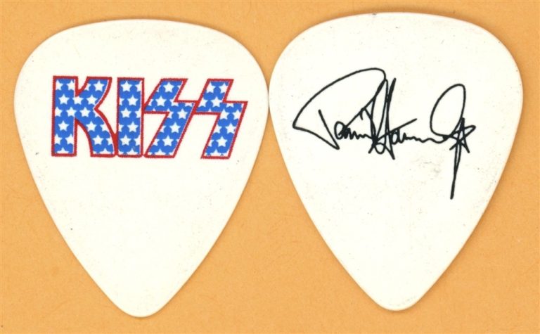 KISS Paul Stanley 8/4/2008 Vintage Guitar Pick - 2008 Sturgis Tour