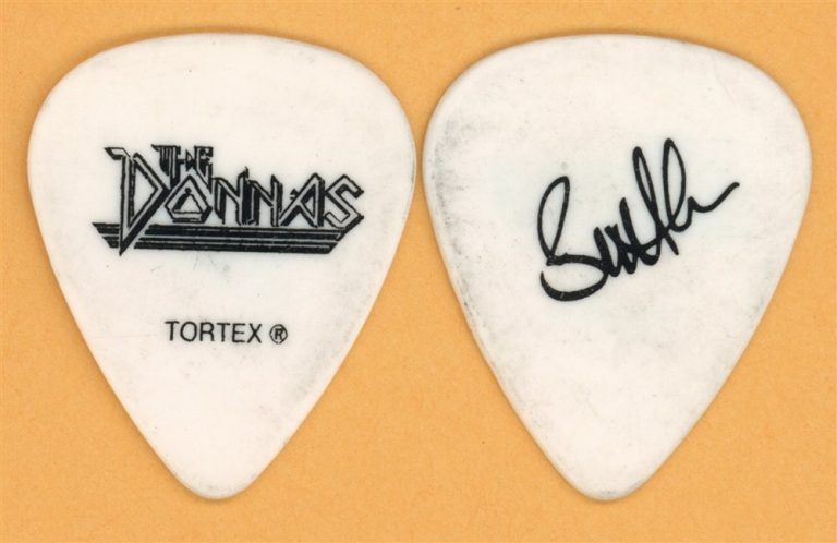 The Donnas Brett Anderso Vintage Guitar Pick - 2009 US Tour
