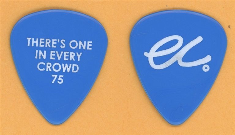 Eric Clapton Vintage Guitar Pick - There's One In Every Crowd 75