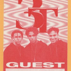 3T 1997 Brotherhood World Tour GUEST Backstage Pass