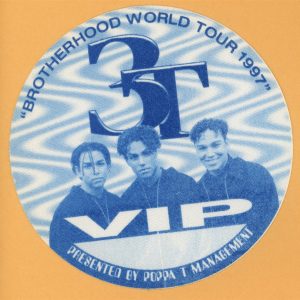 3T 1997 Brotherhood World Tour VIP Backstage Pass