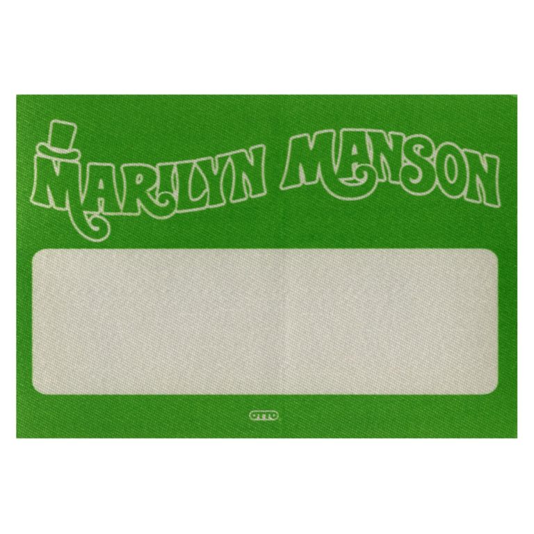 Marilyn Manson 1995 Portrait of an American Family Concert Tour Backstage Pass