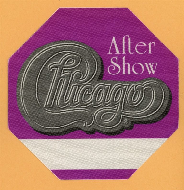 Chicago 1994 Night & Day Concert Tour AFTER SHOW Backstage Pass