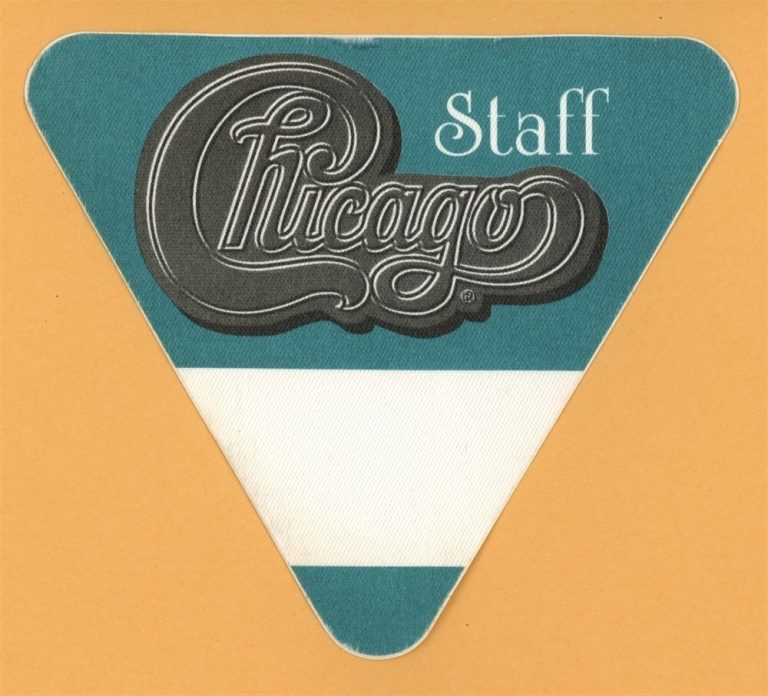 Chicago 1994 Night & Day Concert Tour STAFF Backstage Pass