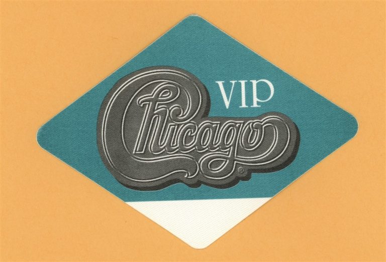 Chicago 1994 Night & Day Concert Tour VIP Backstage Pass