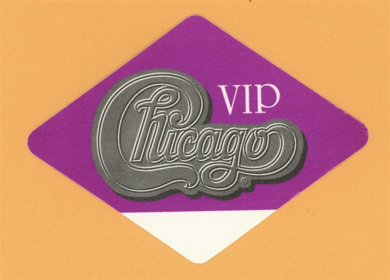 Chicago 1994 Night & Day Concert Tour VIP Backstage Pass