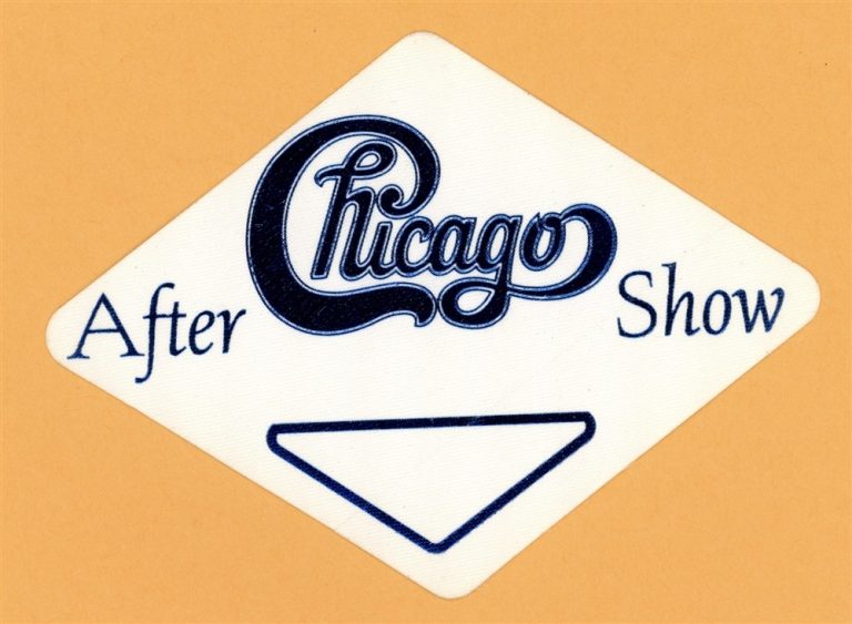 Chicago 1995 Night & Day Concert Tour AFTER SHOW Backstage Pass