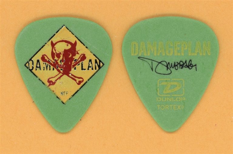 Pantera Damageplan Dimebag Vintage Guitar Pick - 2004 New Found Power Tour