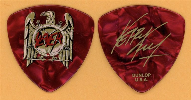 Slayer Kerry King Vintage Guitar Pick - 2007 Christ Illusion Tour