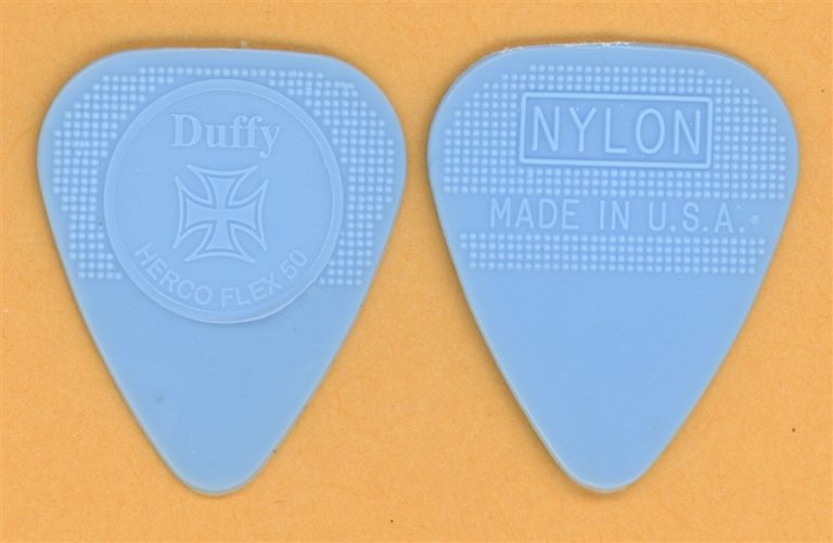 The Cult Billy Duffy Mold Injected Vintage Guitar Pick - 2011 Tour