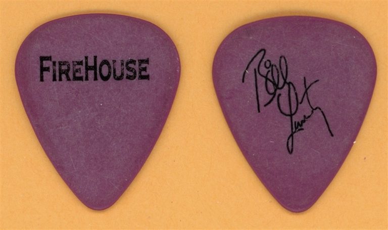 Firehouse Bill Leverty Vintage Guitar Pick - 1992 Hold Your Fire Tour